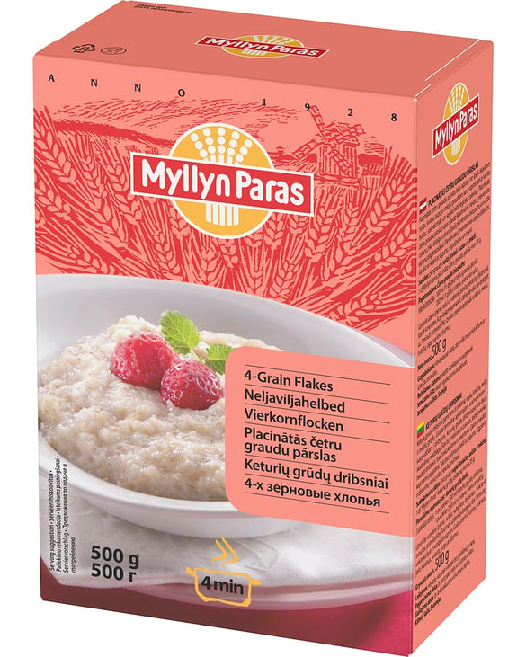 Myllyn Paras 4-Grain Flakes 500 g