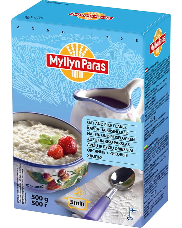 Myllyn Paras Oat and Rice Flakes 500 g